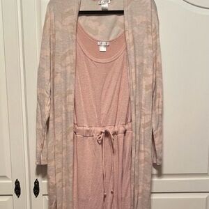 VENUS Jumpsuit with Camo Cardigan